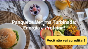 Receita de Panqueca Proteica Vegana
